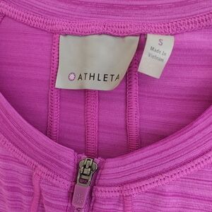 Athleta Pink Zip-Up Jacket